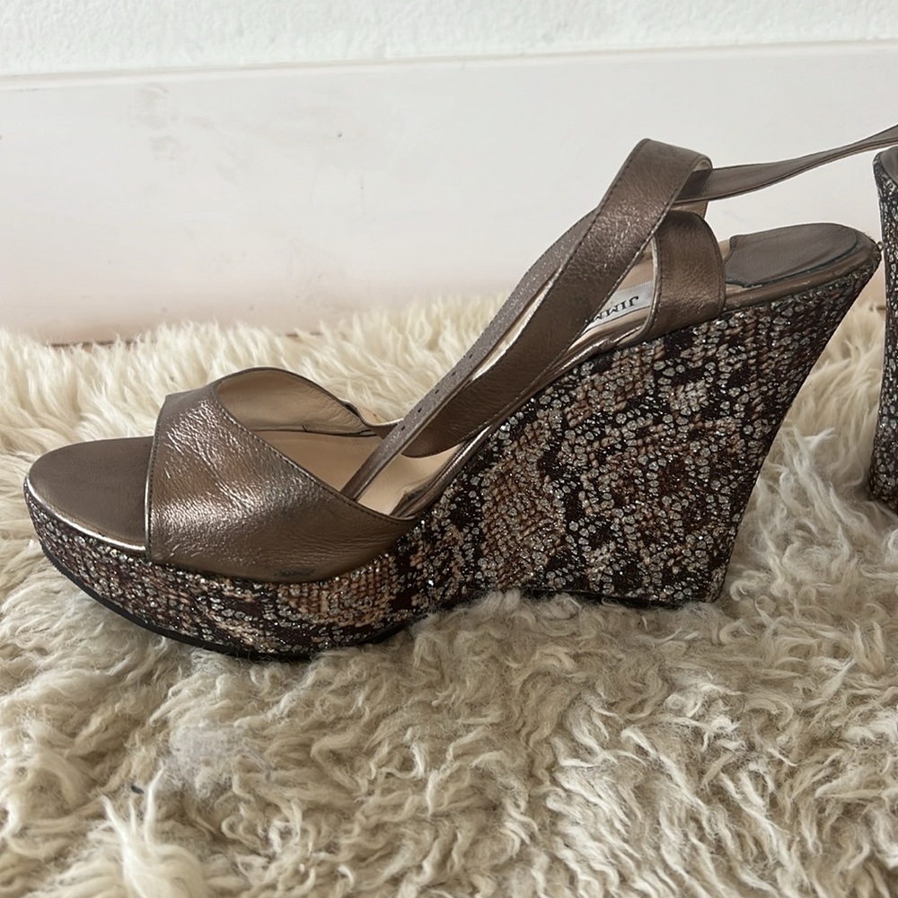 Jimmy Choo Wedge Barely Worn - image 2
